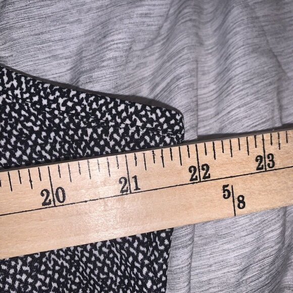 Lands End Black and White Tweed Print Two Piece Skirt Set Size Large 14/16 - Picture 6 of 12